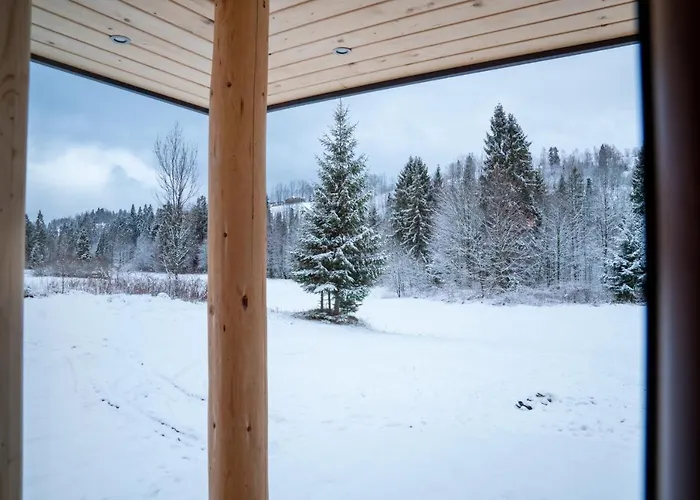 木屋 Z Widokiem Na Gory